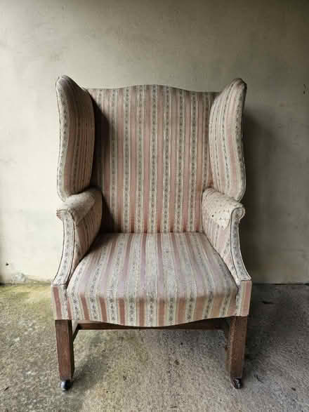 Photo of free Vintage wingback chair (Ba7 7jr) #1