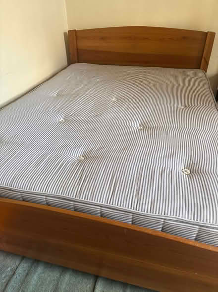 Photo of free Double bed plus mattress (Walthamstow E17) #1