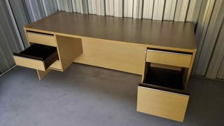Photo of free Large wooden desk (EH16) #2