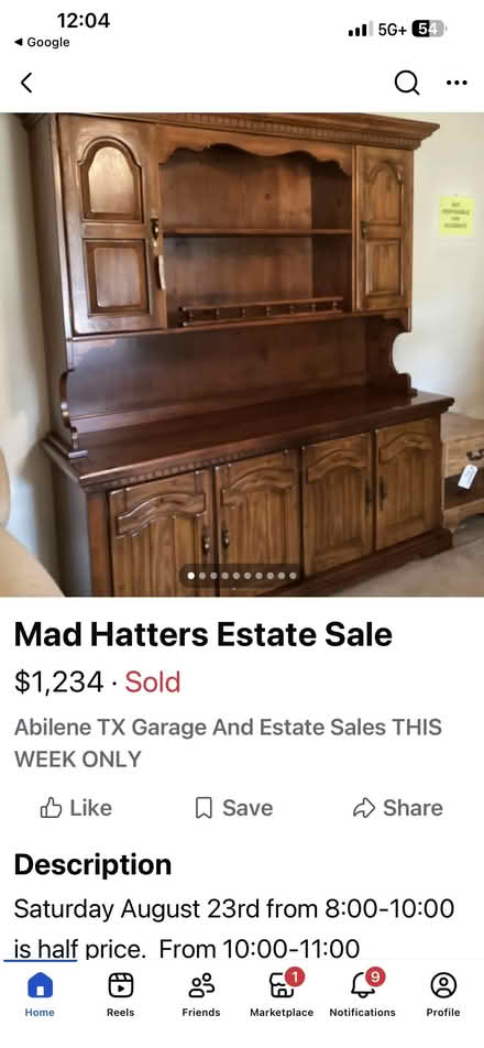 Photo of free Lovely post modern china cabinet (Upper West End) #1