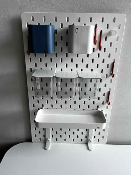 Photo of free Ikea corner desk and peg board (EH41NS) #3