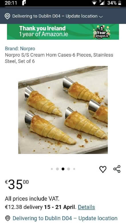 Photo of free Pipping nozzles and stainless pastry cream horns (Millhouses S7) #4