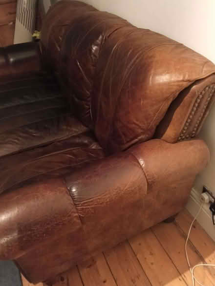 Photo of free 3 Seater Leather Sofa (Margate CT9) #1
