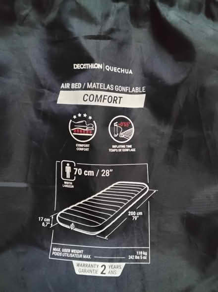 Photo of free 70cm Air Mattress+Manual Foot Pump (PO7) #1