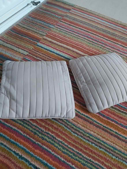 Photo of free Small cream cushions X 2 (Horsell GU21) #2