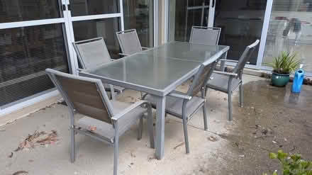 Photo of free Outdoors table chairs (Curtin) #1