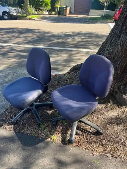 Photo of free 2 typist chairs (Marrickville) #1
