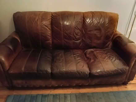 Photo of free 3 Seater Leather Sofa (Margate CT9) #2