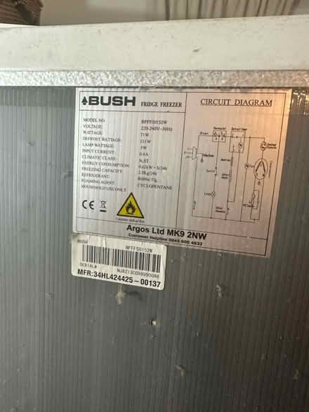 Photo of free Fridge Freezer (W12) #4