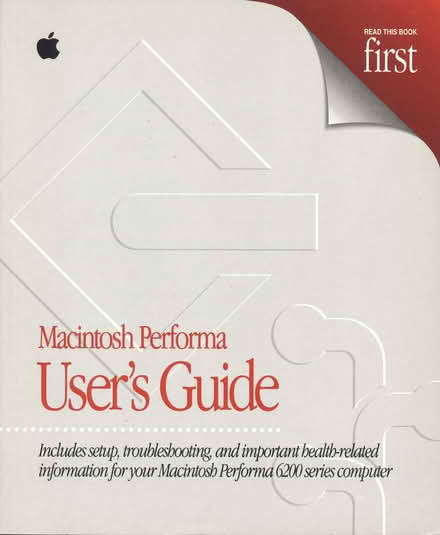 Photo of free Macintosh Perfoma user's guide (Fords Farm RG31) #1