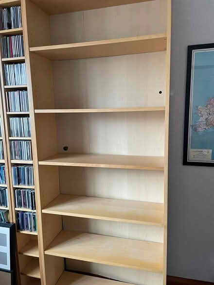 Photo of free Tall wooden shelf unit (S11 Ecclesall) #1