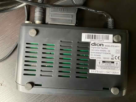 Photo of free Dion digital set top box (Nr Burgess Hill football club) #3