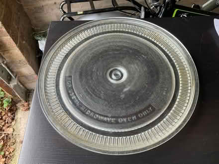 Photo of free Microwave plate (Nr Burgess Hill football club) #1