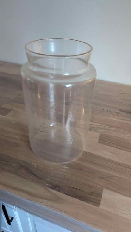 Photo of free Tall glass vase (Dublin 16, near Ballyboden Rd) #1