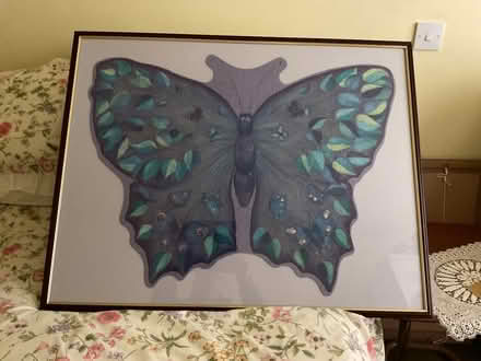 Photo of free Large frame butterfly puzzle (Newark NG24) #1