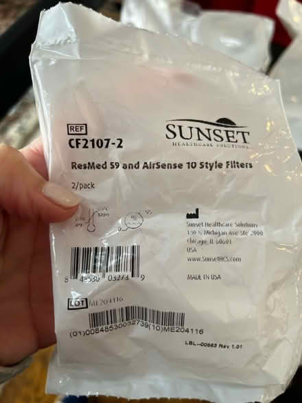 Photo of free CPAP masks & filters, NEW, unopened (Geneva, IL) #3