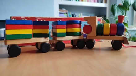 Photo of free Wooden train shape sorting toy (Earlsdon CV5) #3