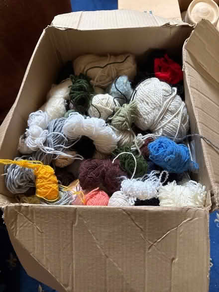 Photo of free Large box of knitting yarn (Carlton Colville NR33) #1