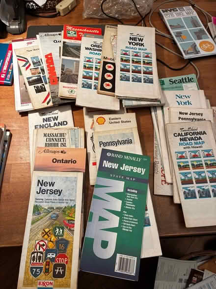 Photo of free Large collection of old road maps (Brooklyn/Kensington) #1