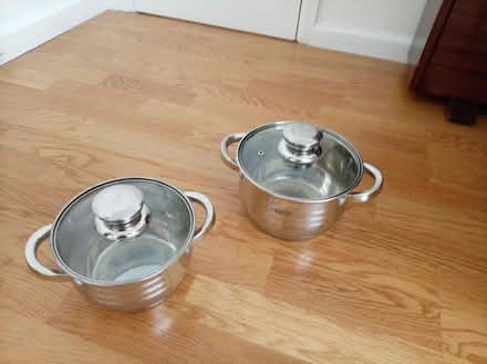 Photo of free 2x pots with lids (Se5) #1