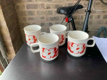 Photo of free 4 small vintage mugs (Nr Burgess Hill football club) #1