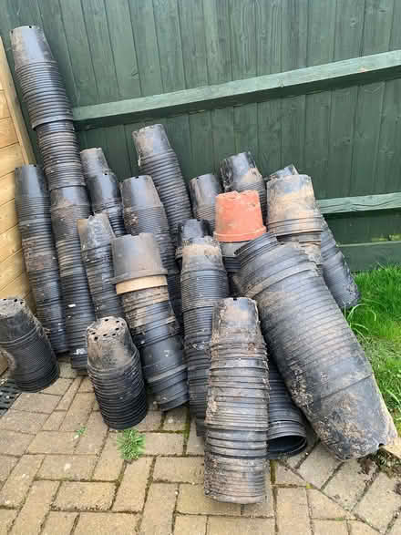 Photo of free Large flower pots (Pebsham TN40) #1