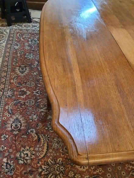Photo of free Antique Oak folding table (Stroud central) #3