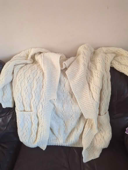Photo of free Large hand knitted cardigan for wool or wear (Shippon OX13) #1