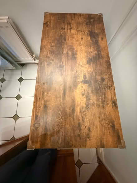 Photo of free Desk wooden and black metal frame (Guildford GU1) #3