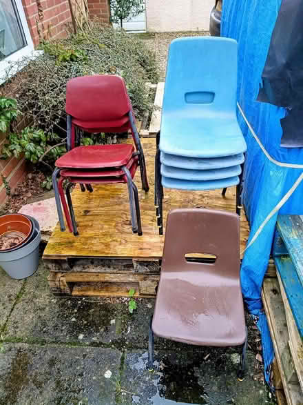Photo of free 8 Primary School chairs (Ipswich, IP4) #1