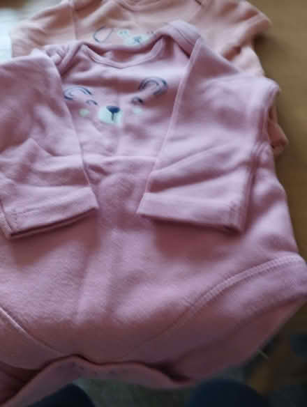 Photo of free 2 long sleeve vests/tops up to 3 months (Funtley PO15) #1