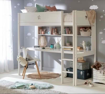 Photo of free Habitat High sleeper bed with desk (TN23) #2