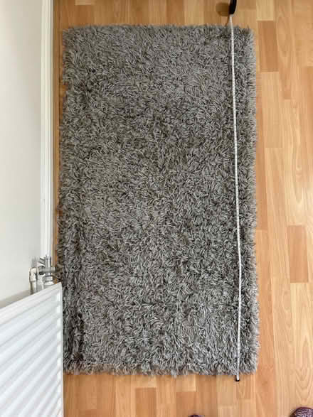 Photo of free Grey rug (Dennistoun, G31) #3