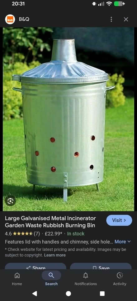 Photo of free Metal Garden Waste Incenerator bin (SY3) #1