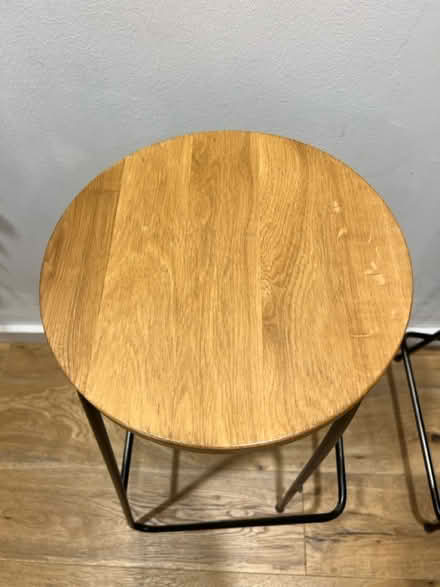 Photo of free Wooden and metal stool (W1U 1NW) #1