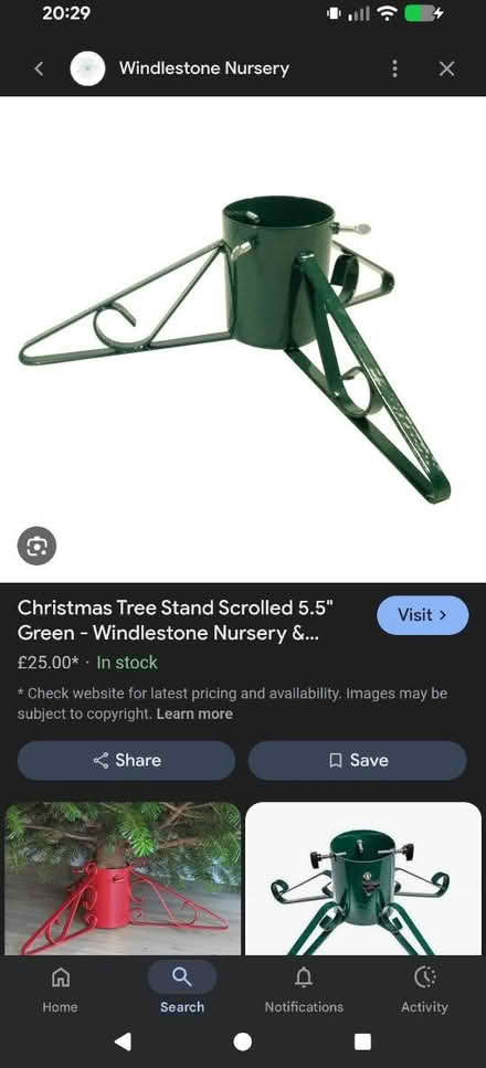 Photo of free Christmas Tree Stand (Gloucester) #1