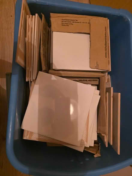 Photo of free Leftover cream tiles (EH6 Pillans Walk) #3