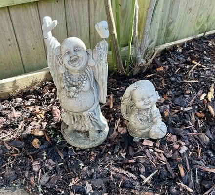 Photo of free 2 x "Happy Buddha" Garden Ornaments. (Blewbury OX11) #2