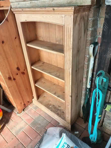 Photo of free Wooden bookcase small (Downs Barn) #2