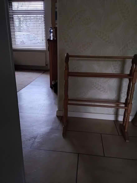 Photo of free Wooden clothes/ towel stand (Cottonmill AL1) #1
