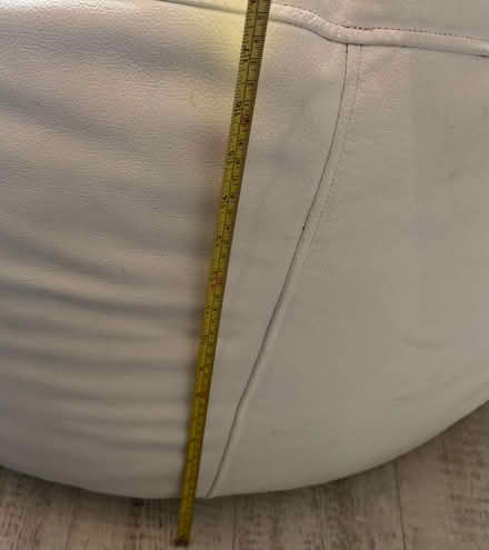 Photo of free Leather bean bag large (Orpington) #3
