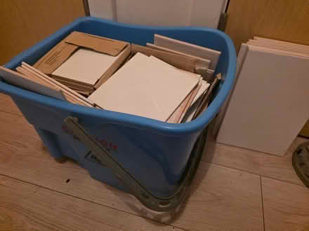 Photo of free Leftover cream tiles (EH6 Pillans Walk) #2