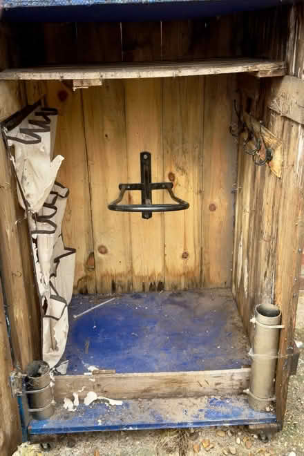 Photo of free Wooden tack locker outdoor cupboard (Bassingbourn, SG8) #2