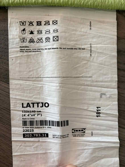 Photo of free IKEA rug (Norfolk Park S2) #2