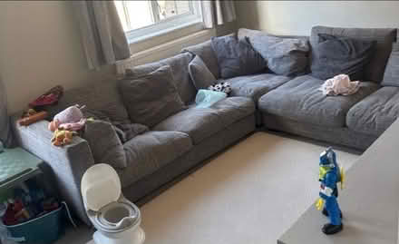 Photo of free Grey dfs corner sofa (Chislehurst) #1