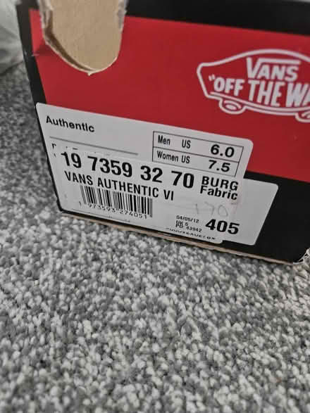 Photo of free Burgundy vans (Handsworth) #2