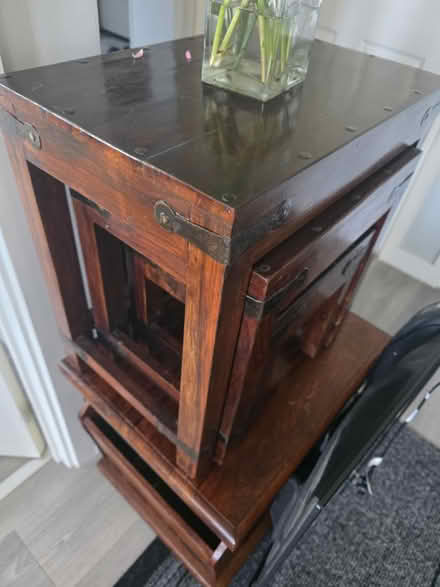 Photo of free Solid wood nest of tables (Redditch B98) #1
