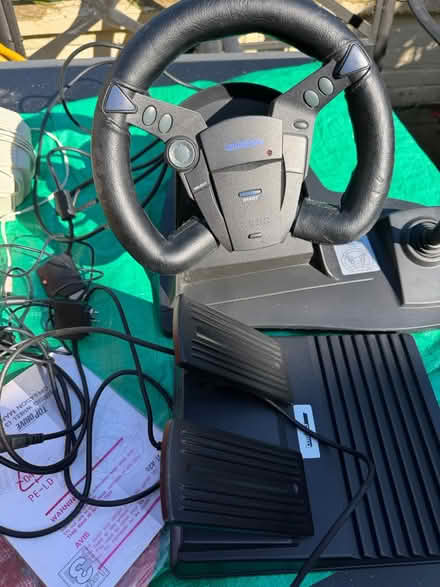 Photo of free PS1 steering wheel (Dunmow CM6) #2