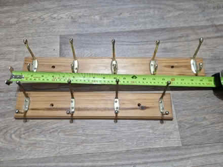 Photo of free Coat hooks on wood (Whitnash CV31 2) #1