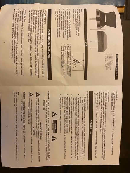 Photo of free JDW record player (Maidenhead SL6) #2